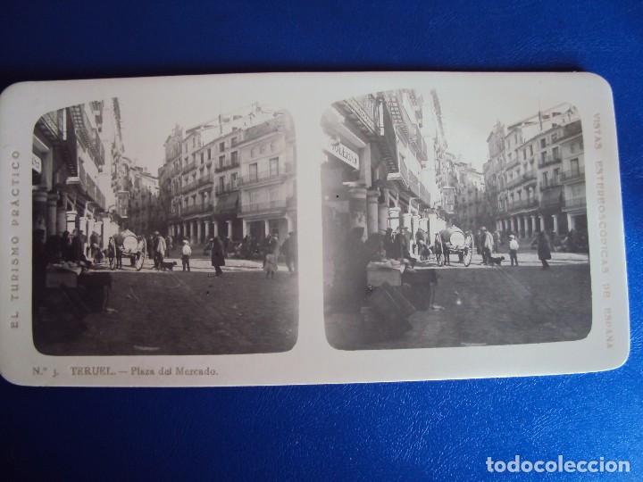 Postales: (ES-166) TERUEL - PLAZA DEL MERCADO - Foto 1