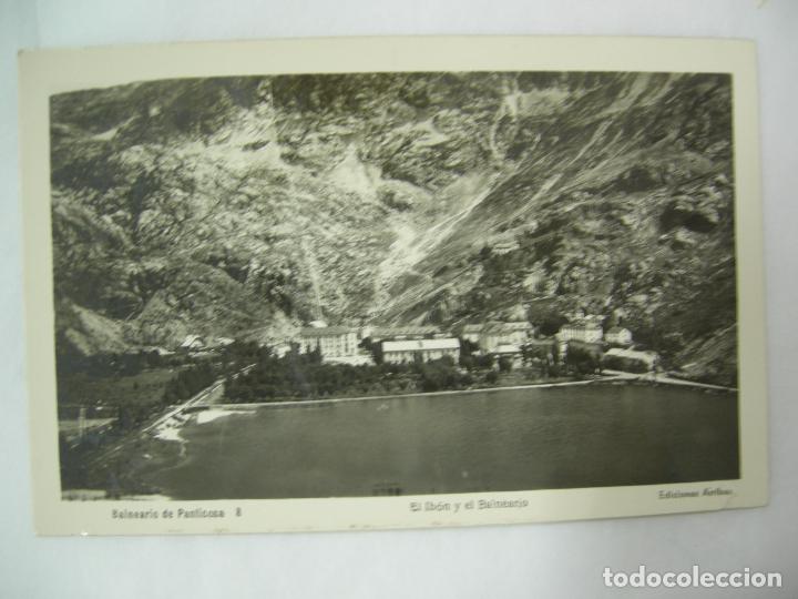 Postales: Postal de BALNEARIO DE PANTICOSA, EL IBON Y EL BALNEARIO (Ed.Arribas num.8)
