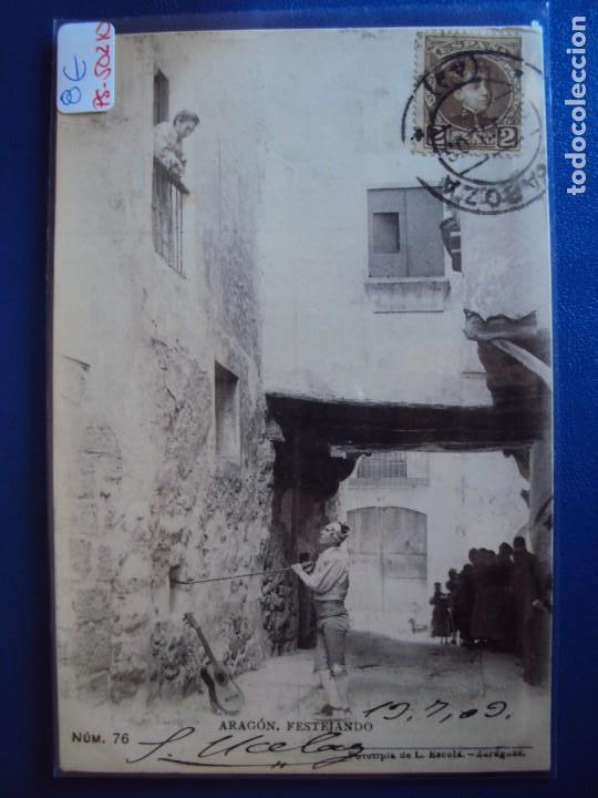Postales: (PS-50210)POSTAL DE ARAGON-FESTEJANDO
