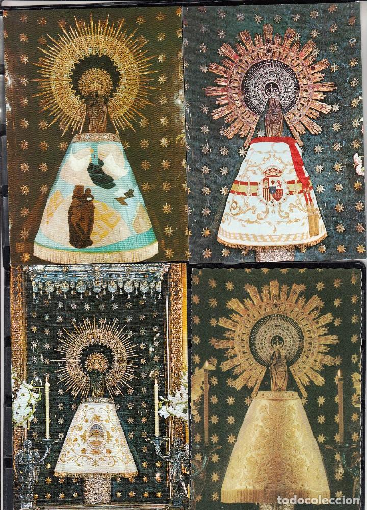 Postales: LOTE DE 11 POSTALES DE LA VIRGEN DEL PILAR  CON DIFERENTES MANTOS