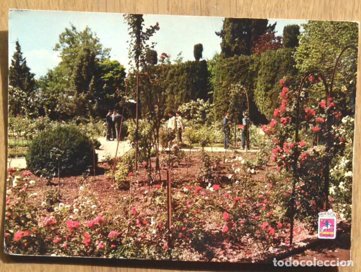 Postales: HUESCA - PARQUE MUNICIPAL - Foto 1