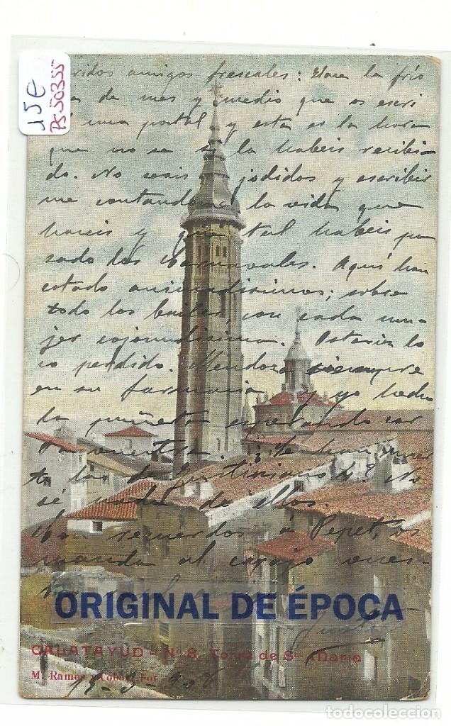 Postales: (PS-50355)POSTAL DE CALATAYUD-TORRE DE STA.MARIA