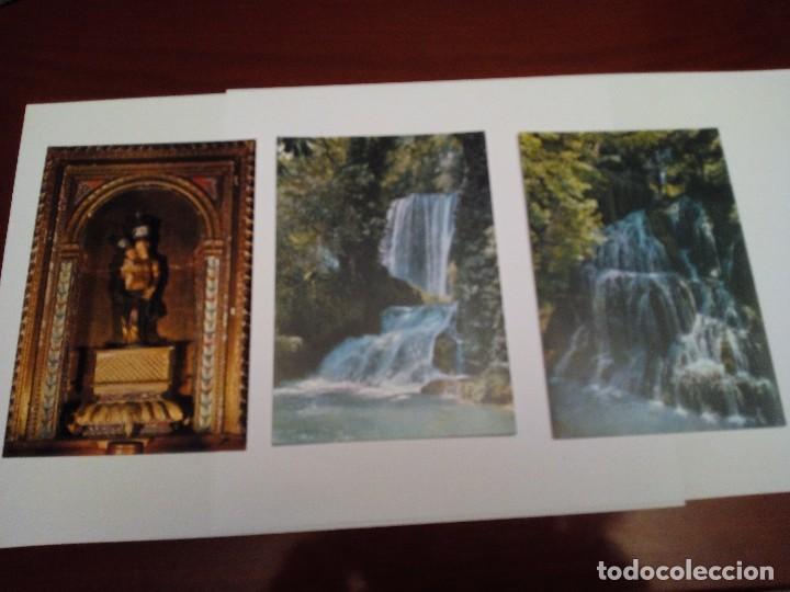 Postales: LOTE 3 POSTALES MONASTERIO DE PIEDRA - Foto 1