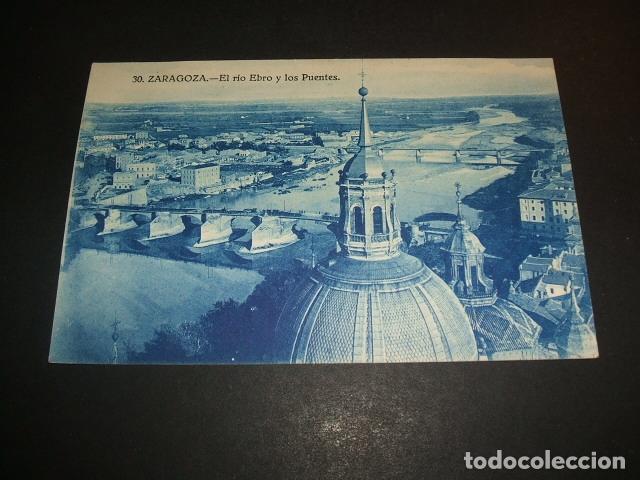 Postales: ZARAGOZA EL RIO EBRO Y LOS PUENTES - Foto 1
