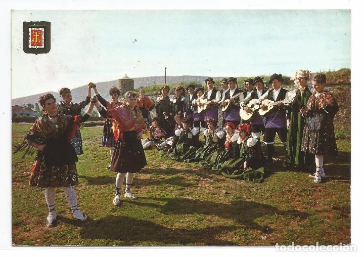Postales: JACETAINA TIPICA .- GRUPO FOLKLORICO DE ANSO Y RONDALLA .- N&ordm; 1617 ESCUDO DE ORO