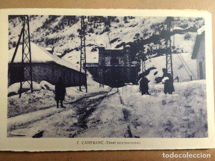 Postales: CANFRANC, HUESCA, TUNEL INTERNACIONAL - Foto 1
