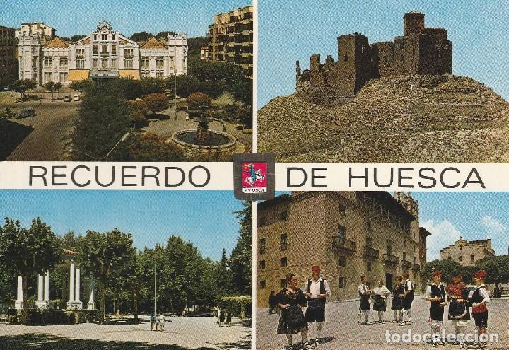 Postales: N&ordm; 29519 POSTAL RECUERDO DE HUESCA - Foto 1