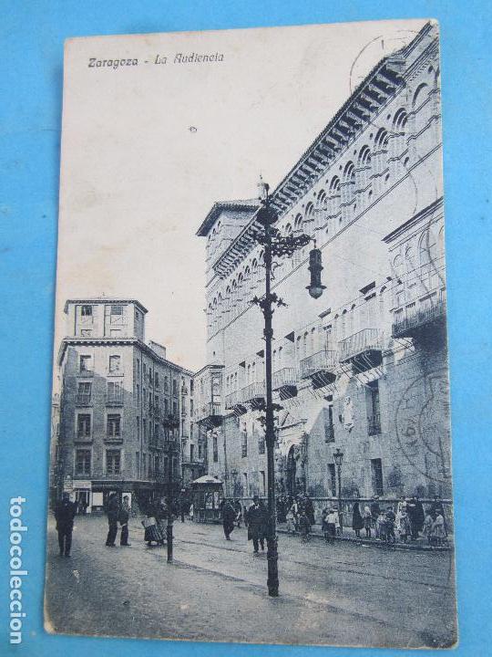 Postales: postal zaragoza , la eudiencia , circulada - Foto 1
