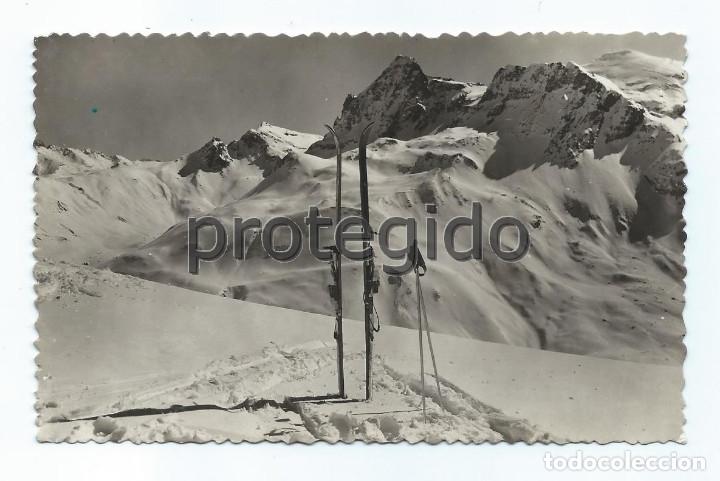 Postales: POSTAL. CANFRANC - CANDANCH&Uacute;. MACIZO DEL ANAYET DESDE MALACARA. EDICIONES SICILIA.