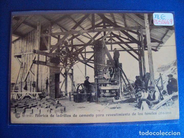 Postales: (PS-50669)CATALANA DE GAS Y ELECTRICIDAD S.A.OBRAS DEL SALTO DE EL RUN.POSTAL N&ordm;9 Bis