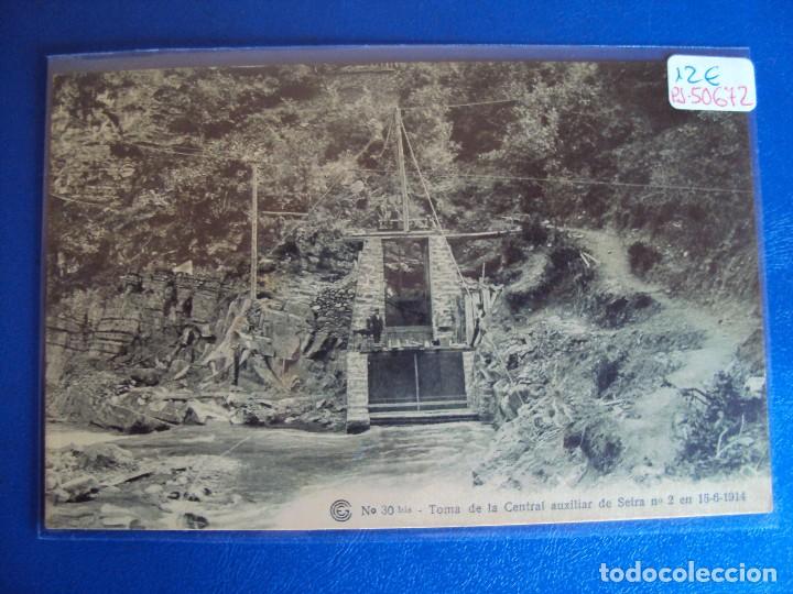 Postales: (PS-50672)CATALANA DE GAS Y ELECTRICIDAD S.A.OBRAS DEL SALTO DE EL RUN.POSTAL N&ordm;30 Bis