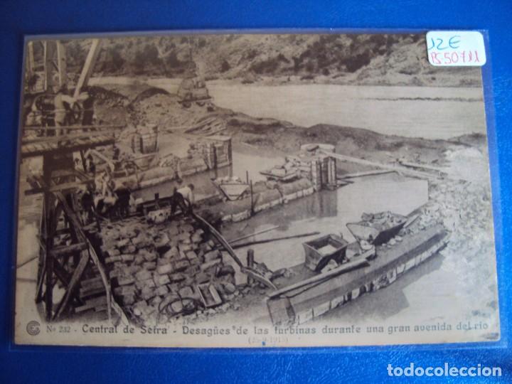 Postkarten: (PS-50711)CATALANA DE GAS Y ELECTRICIDAD S.A.OBRAS DEL SALTO DE EL RUN.POSTAL N&ordm; 232