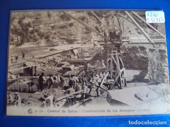 Postkarten: (PS-50713)CATALANA DE GAS Y ELECTRICIDAD S.A.OBRAS DEL SALTO DE EL RUN.POSTAL N&ordm; 234