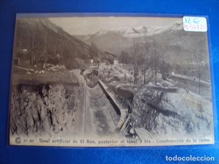Postales: (PS-50720)CATALANA DE GAS Y ELECTRICIDAD S.A.OBRAS DEL SALTO DE EL RUN.POSTAL N&ordm; 267