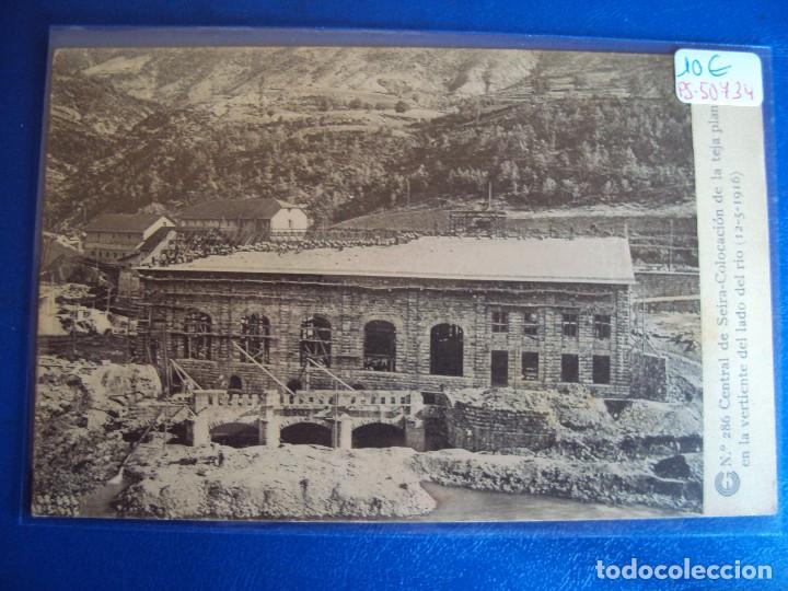 Postkarten: (PS-50734)CATALANA DE GAS Y ELECTRICIDAD S.A.OBRAS DEL SALTO DE EL RUN.POSTAL N&ordm; 286