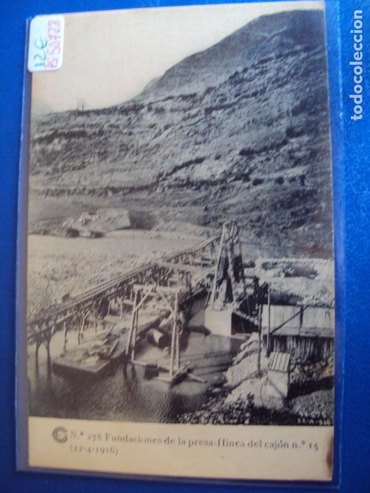 Postales: (PS-50728)CATALANA DE GAS Y ELECTRICIDAD S.A.OBRAS DEL SALTO DE EL RUN.POSTAL N&ordm; 278