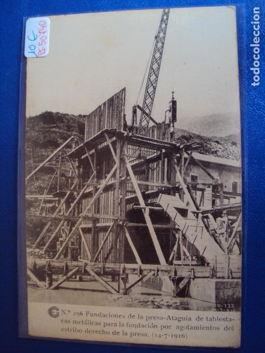 Postales: (PS-50740)CATALANA DE GAS Y ELECTRICIDAD S.A.OBRAS DEL SALTO DE EL RUN.POSTAL N&ordm; 296