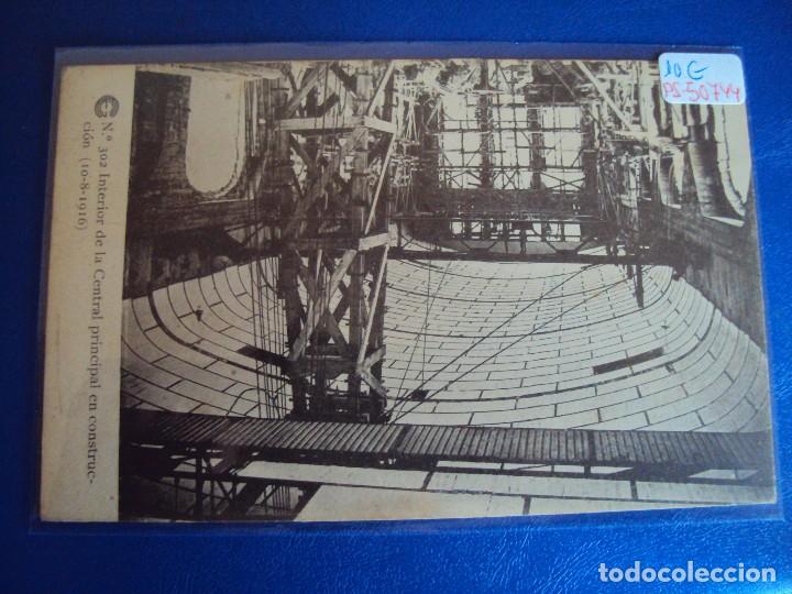 Postales: (PS-50744)CATALANA DE GAS Y ELECTRICIDAD S.A.OBRAS DEL SALTO DE EL RUN.POSTAL N&ordm; 302