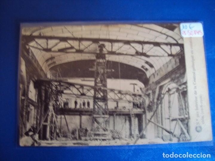 Postkarten: (PS-50745)CATALANA DE GAS Y ELECTRICIDAD S.A.OBRAS DEL SALTO DE EL RUN.POSTAL N&ordm; 303