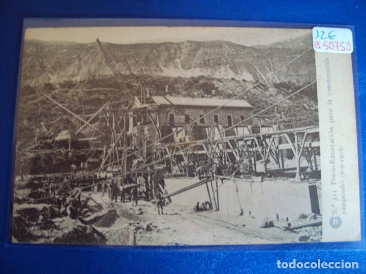 Postkarten: (PS-50750)CATALANA DE GAS Y ELECTRICIDAD S.A.OBRAS DEL SALTO DE EL RUN.POSTAL N&ordm; 311