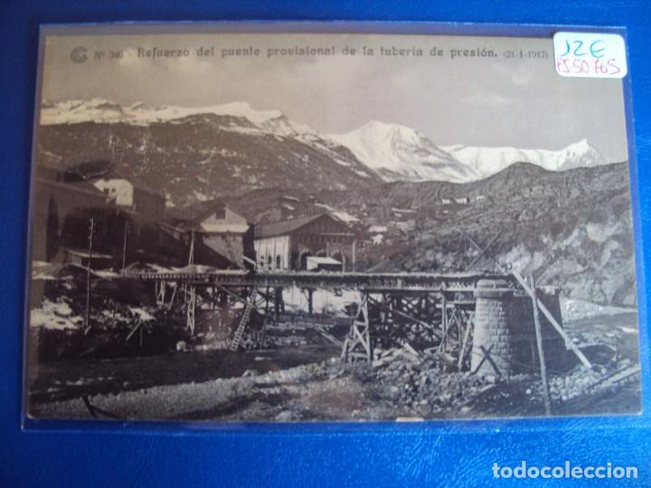 Postkarten: (PS-50765)CATALANA DE GAS Y ELECTRICIDAD S.A.OBRAS DEL SALTO DE EL RUN.POSTAL N&ordm; 340