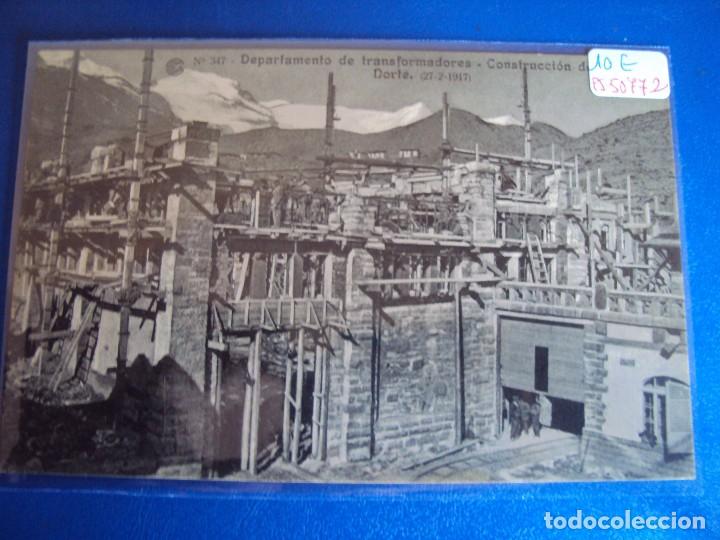 Postkarten: (PS-50772)CATALANA DE GAS Y ELECTRICIDAD S.A.OBRAS DEL SALTO DE EL RUN.POSTAL N&ordm; 347