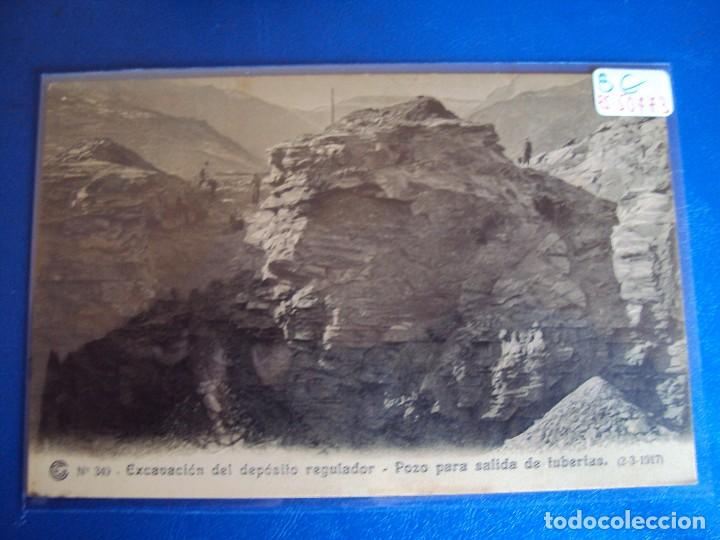 Postales: (PS-50773)CATALANA DE GAS Y ELECTRICIDAD S.A.OBRAS DEL SALTO DE EL RUN.POSTAL N&ordm; 349