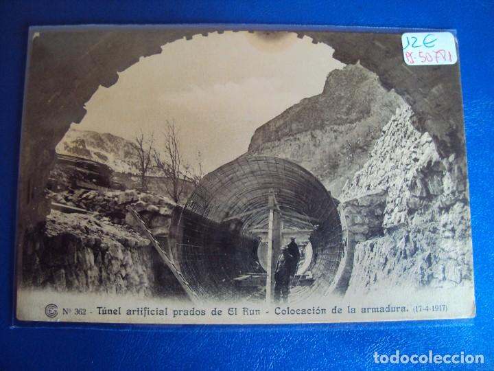 Postkarten: (PS-50781)CATALANA DE GAS Y ELECTRICIDAD S.A.OBRAS DEL SALTO DE EL RUN.POSTAL N&ordm; 362