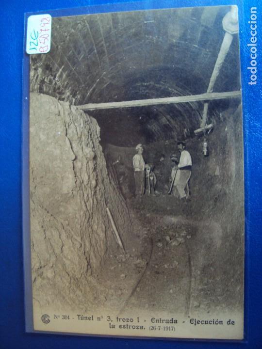 Postkarten: (PS-50798)CATALANA DE GAS Y ELECTRICIDAD S.A.OBRAS DEL SALTO DE EL RUN.POSTAL N&ordm; 384