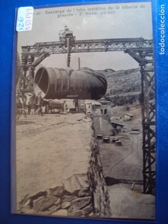 Postcards: (PS-50799)CATALANA DE GAS Y ELECTRICIDAD S.A.OBRAS DEL SALTO DE EL RUN.POSTAL N&ordm; 387