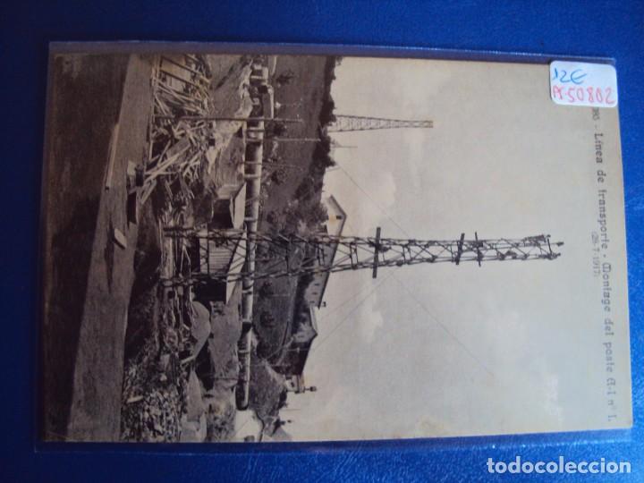 Postales: (PS-50802)CATALANA DE GAS Y ELECTRICIDAD S.A.OBRAS DEL SALTO DE EL RUN.POSTAL N&ordm; 385