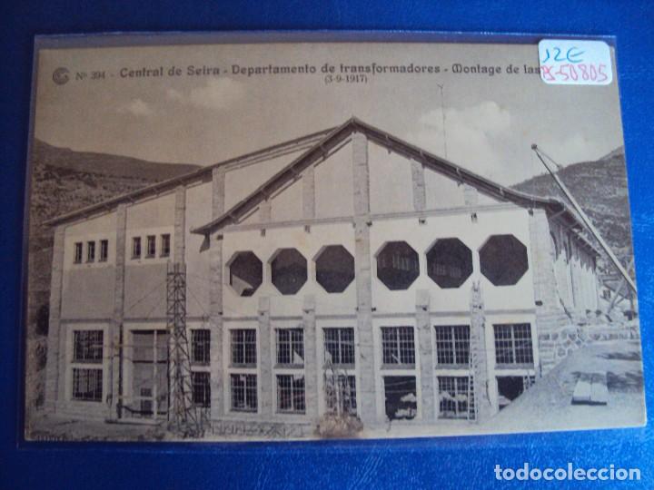 Postcards: (PS-50805)CATALANA DE GAS Y ELECTRICIDAD S.A.OBRAS DEL SALTO DE EL RUN.POSTAL N&ordm; 394