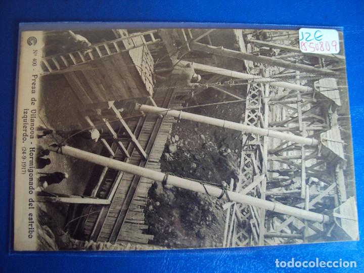 Postcards: (PS-50809)CATALANA DE GAS Y ELECTRICIDAD S.A.OBRAS DEL SALTO DE EL RUN.POSTAL N&ordm; 400