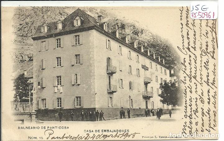Postcards: (PS-50961)POSTAL BALNEARIO DE PANTICOSA-CASA DE EMBAJADORES.FOTOTIPIA L.ESCOLA