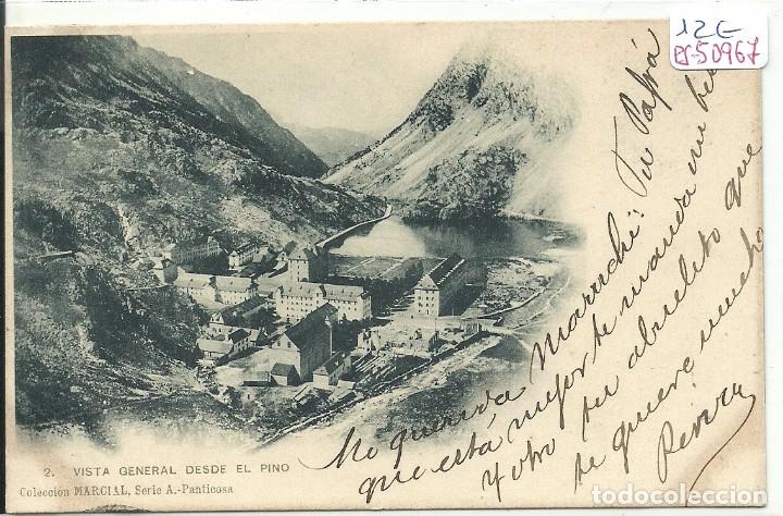 Postcards: (PS-50967)POSTAL DE PANTICOSA-VISTA GENERAL DESDE EL PINO.COLECCION MARCIAL