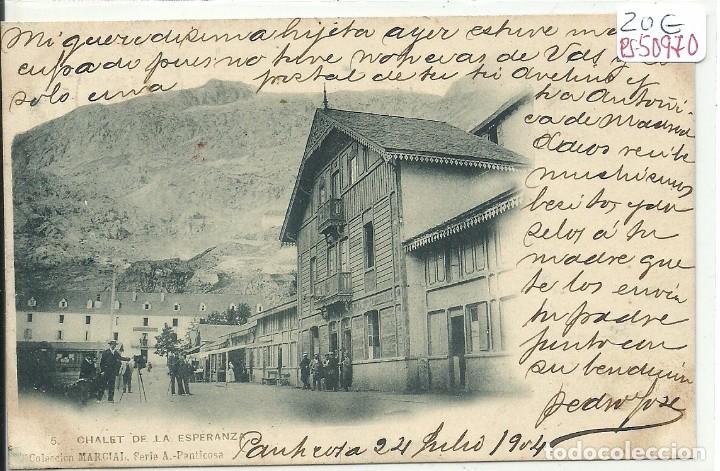 Postales: (PS-50970)POSTAL DE PANTICOSA-CHALET DE LA ESPERANZA.COLECCION MARCIAL