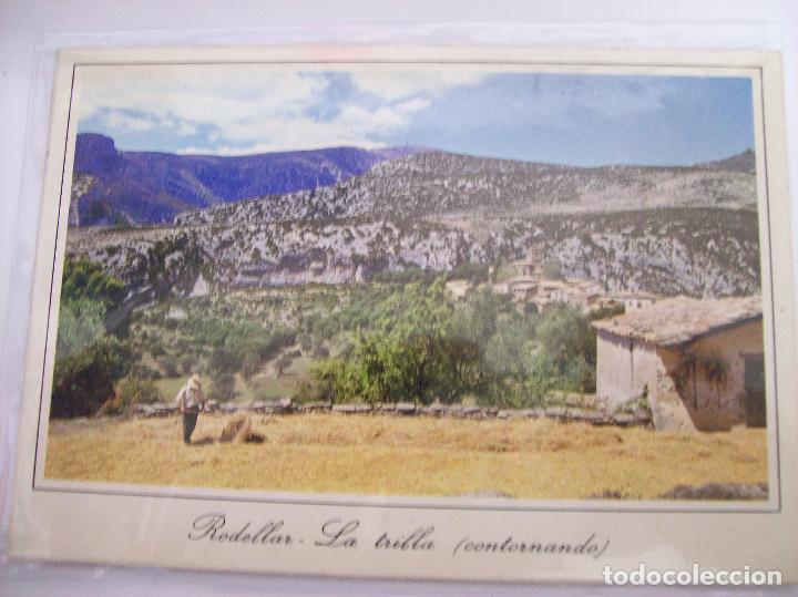 Postales: RODELLAR.HUESCA. LA TRILLA.CONTORNANDO.Coleccion Sierras Oscenses Guara y sus Barrancos. n&ordm; 7