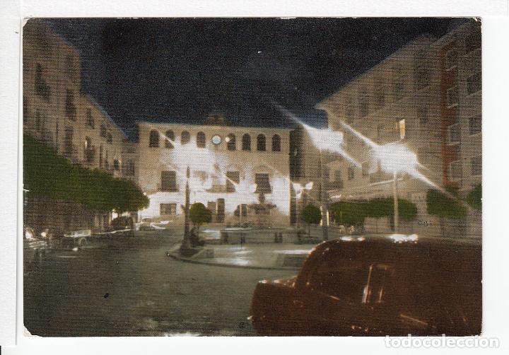 Postales: BORJA (ZARAGOZA).- NOCTURNO PLAZA DE ESPA&Ntilde;A - Foto 1