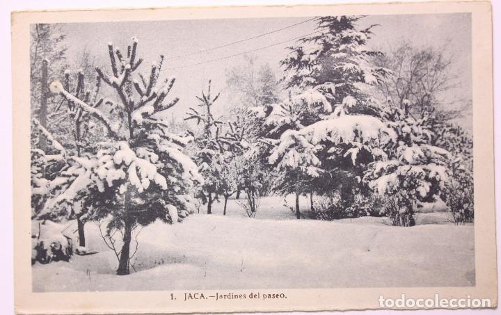 Postales: Postal Jaca jardines del paseo - Foto 1