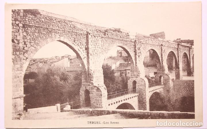 Postales: Postal Teruel, los arcos. Escasa - Foto 1