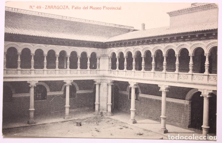 Postales: zaragoza patio del museo provincial - Foto 1