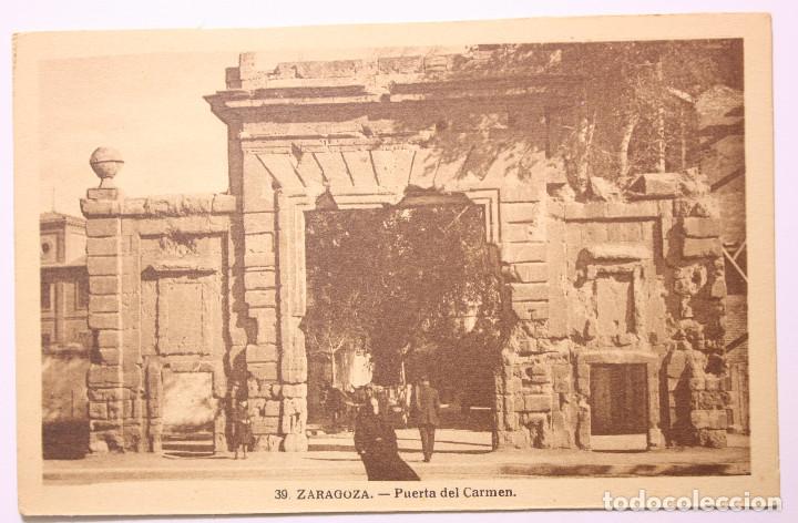 Postales: zaragoza puerta del carmen - Foto 1