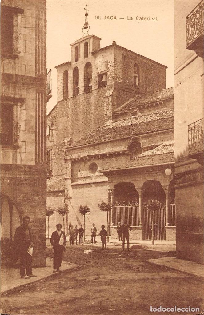 Postales: JACA (HUESCA).- LA CATEDRAL - Foto 1
