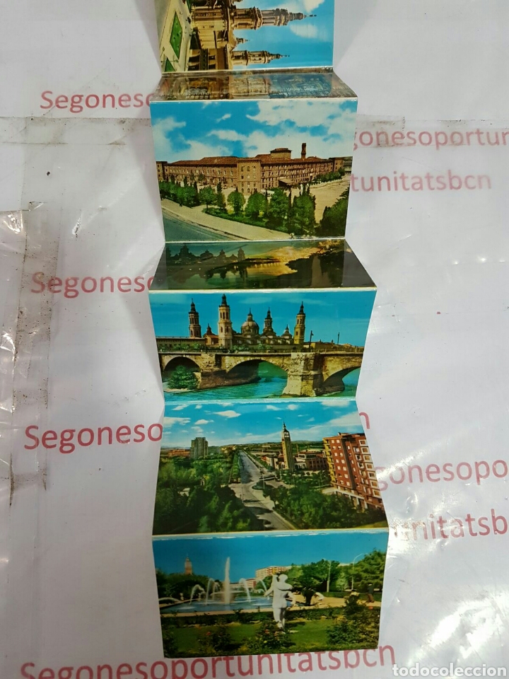 Postales: POSTAL - ACORDE&Oacute;N - ZARAGOZA - 16 POSTALES - Foto 3