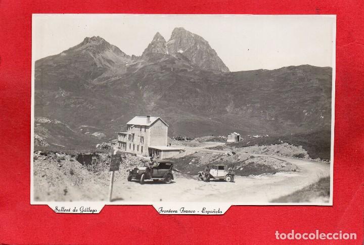 Postales: sallent de gallego. frontera
