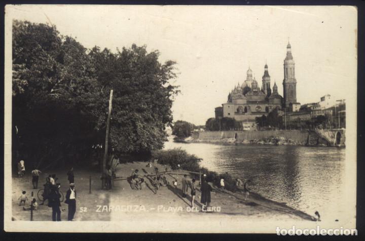Postales: A-4446- ZARAGOZA. PLAYA DEL EBRO. - Foto 1