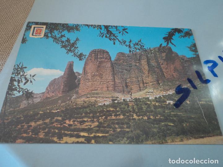 Postales: 1671- PIRINEO ARAGONES ( HUESCA).- RIGLOS. VISTA GENERAL Y LOS MALLOS circulada1969