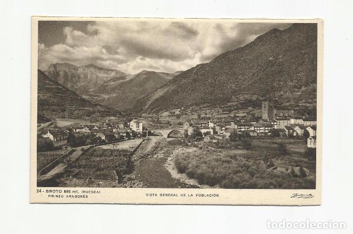Postales: tarjeta postal broto huesca nueva - Foto 1