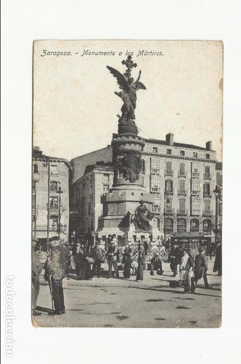 Postales: tarjeta postal monumento a los martires de zaragoza nueva