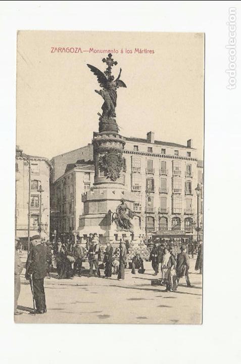 Postales: tarjeta postal monumento a los martires de zaragoza nueva